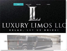 Tablet Screenshot of luxurylimosutah.com